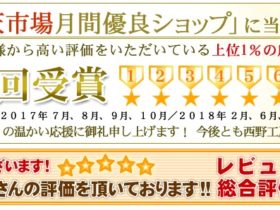 2019年1月度楽天月間優良ショップ受賞