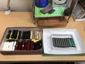 とある日の公詮先生の仕上げが完了した印鑑たち