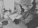 印鑑の西野オンライン工房　手書き風景