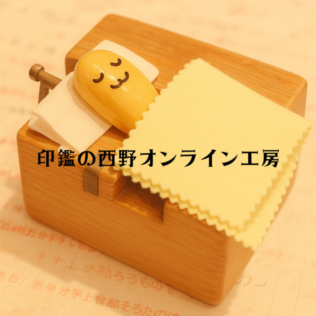 印鑑の西野オンライン工房 ハンコのベッド